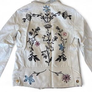 floral graphic jacket